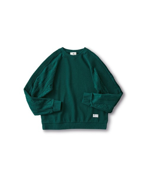 Sunny clouds(サニークラウズ)の「サニークラウズ セーターになりたかったカットソートップス〈メンズ〉(Tシャツ/カットソー・メンズ・ライトイエロー/グリーン/アイボリー・S/M/L)」の5枚目の写真