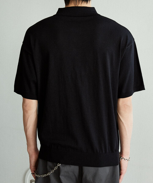 U.S. POLO ASSN.(ユーエスポロアッスン)の「U.S. POLO ASSN. × PUBLUX/ユーエスポロアッスン <接触冷感>別注 サマーニット ポロ 限定展開(ポロシャツ・メンズ・ブラック/チャコールグレー/グレー/ネイビー/インディゴブルー/ブラウン/ダークブラウン・LARGE/MEDIUM/SMALL)」の21枚目の写真