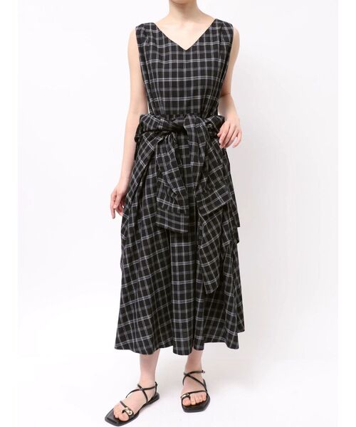 LAGUNAMOON(ラグナムーン)の「ウエストシャツデザインワンピース 【夏服】(ワンピース・レディース・ホワイト/ブラック/オフホワイト・SMALL/MEDIUM)」の16枚目の写真