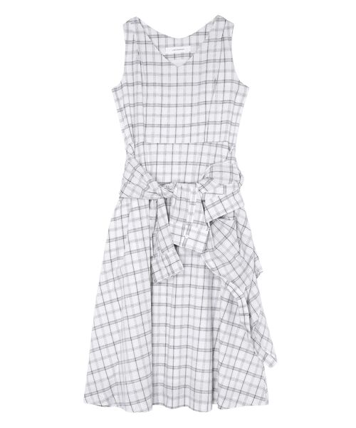 LAGUNAMOON(ラグナムーン)の「ウエストシャツデザインワンピース 【夏服】(ワンピース・レディース・ホワイト/ブラック/オフホワイト・SMALL/MEDIUM)」の18枚目の写真