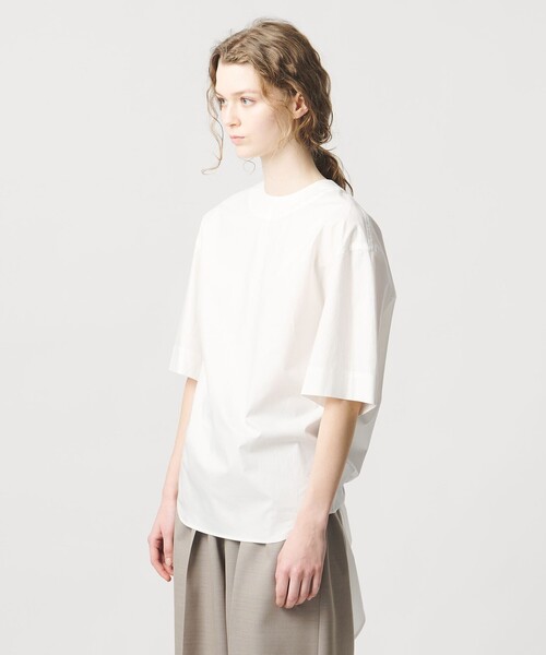 LOEFF(ロエフ)の「<LOEFF>フィッシュテイル ショートスリーブ シャツ(シャツ/ブラウス・レディース・ホワイト/ネイビー・FREE)」の11枚目の写真