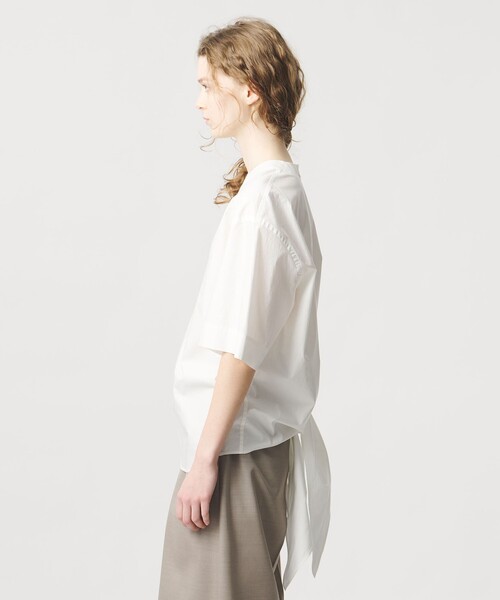 LOEFF(ロエフ)の「<LOEFF>フィッシュテイル ショートスリーブ シャツ(シャツ/ブラウス・レディース・ホワイト/ネイビー・FREE)」の12枚目の写真