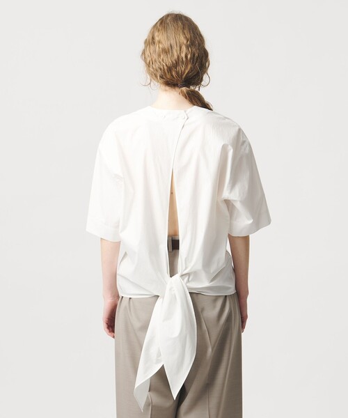LOEFF(ロエフ)の「<LOEFF>フィッシュテイル ショートスリーブ シャツ(シャツ/ブラウス・レディース・ホワイト/ネイビー・FREE)」の13枚目の写真