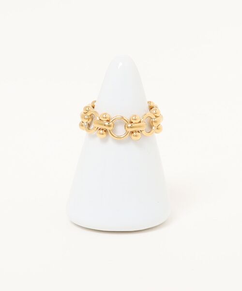 PHILIPPE AUDIBERT（フィリップ オーディベール）の「【PHILIPPE AUDIBERT(フィリップオーディベール)】　NATIKA RING GOLD（リング・レディース・ゴールド・FREE）」の2枚目の写真