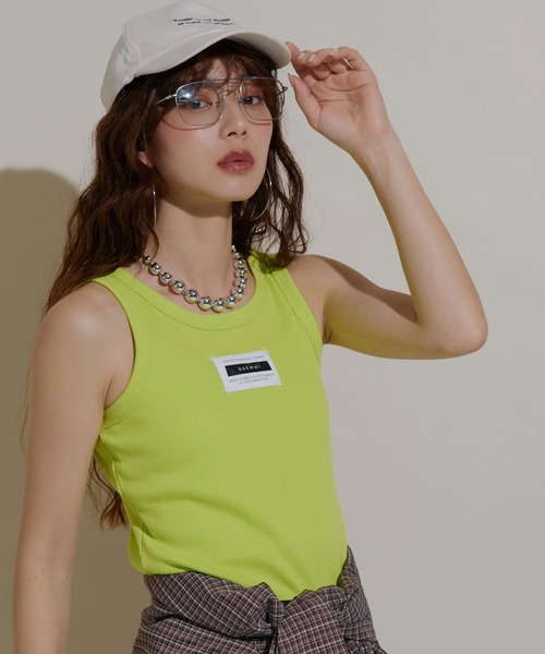 bohmal(ボマール)の「2wayアメスリカラータンクトップ(タンクトップ・レディース・ブルー/ライム/ピンク/オレンジ・MEDIUM/LARGE)」の5枚目の写真