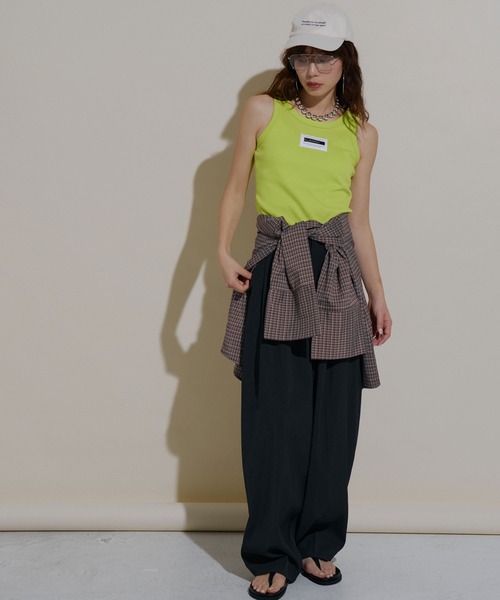 bohmal(ボマール)の「2wayアメスリカラータンクトップ(タンクトップ・レディース・ブルー/ライム/ピンク/オレンジ・MEDIUM/LARGE)」の9枚目の写真