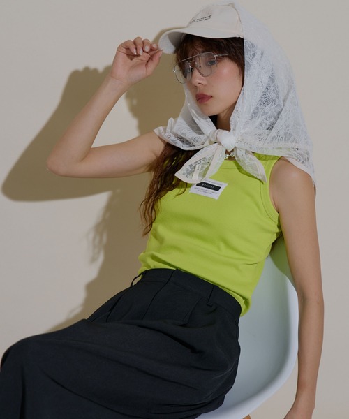 bohmal(ボマール)の「2wayアメスリカラータンクトップ(タンクトップ・レディース・ブルー/ライム/ピンク/オレンジ・MEDIUM/LARGE)」の10枚目の写真