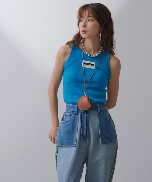 bohmal(ボマール)の「2wayアメスリカラータンクトップ(タンクトップ・レディース・ブルー/ライム/ピンク/オレンジ・MEDIUM/LARGE)」の14枚目の写真