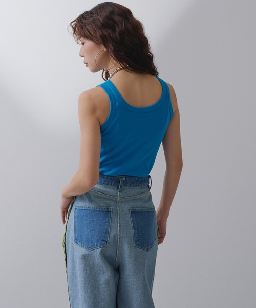bohmal(ボマール)の「2wayアメスリカラータンクトップ(タンクトップ・レディース・ブルー/ライム/ピンク/オレンジ・MEDIUM/LARGE)」の15枚目の写真