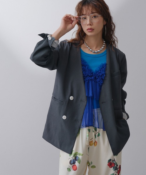 bohmal(ボマール)の「2wayアメスリカラータンクトップ(タンクトップ・レディース・ブルー/ライム/ピンク/オレンジ・MEDIUM/LARGE)」の20枚目の写真