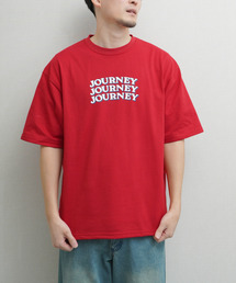 ZIP FIVE（ジップファイブ）の「高密度編み 度詰め天竺 アソートロゴ プリント半袖Tシャツ（Tシャツ/カットソー）」