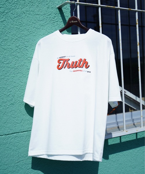 ZIP FIVE(ジップファイブ)の「高密度編み古着風プリント半袖Tシャツ(Tシャツ/カットソー・レディース・イエロー/ホワイト/レッド/ホワイト系/ホワイト系1/ブラック/グレー/チャコールグレー/ネイビー系/ブルー・MEDIUM/LARGE)」の22枚目の写真
