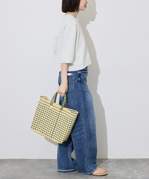 SLOBE IENA（スローブイエナ）の「《遮熱/UVカット/》ハーフスリーブニットカーディガン（カーディガン/ボレロ・レディース・チャコールグレー/グリーン/アイボリー・FREE）」の11枚目の写真