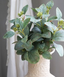 a.depeche（アデペシュ）の「【a.depeche/アデペシュ】アーティフィシャルフラワー（造花）　colorer ユーカリ LGR（フラワーベース）」