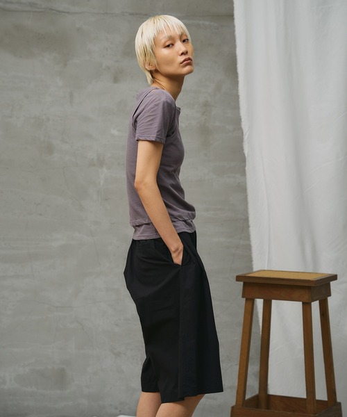 paradigm（パラダイム）の「【paradigm】シアーコットン2ピースレイヤードセットS/S（Tシャツ/カットソー・レディース・グリーン系その他/ピンク/ホワイト/ブラック/チャコールグレー・SMALL/MEDIUM）」の16枚目の写真
