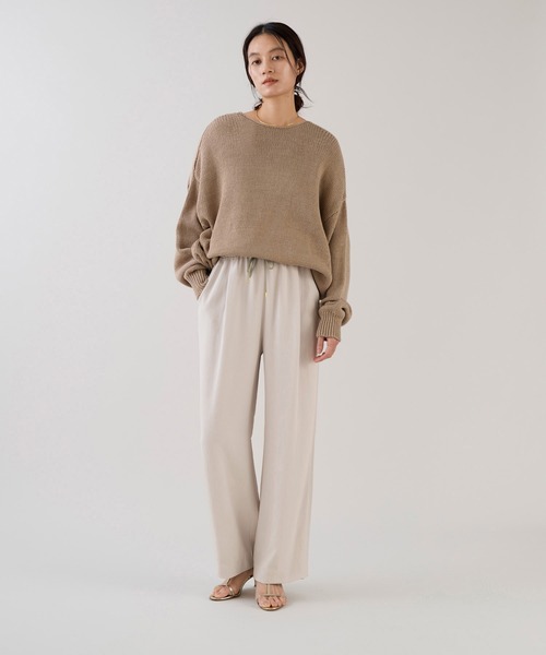 marmors（マルモア）の「【marmors】イージーパンツ（その他パンツ・レディース・アイボリー/グレイッシュベージュ・36）」の6枚目の写真