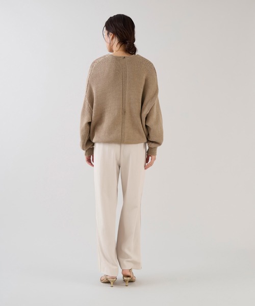 marmors（マルモア）の「【marmors】イージーパンツ（その他パンツ・レディース・アイボリー/グレイッシュベージュ・36）」の8枚目の写真