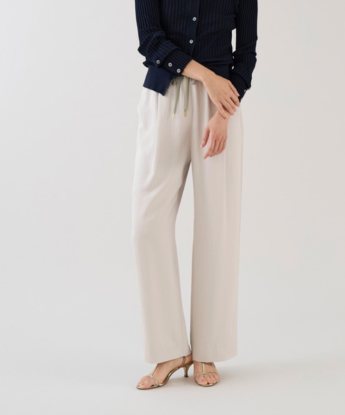 marmors（マルモア）の「【marmors】イージーパンツ（その他パンツ・レディース・アイボリー/グレイッシュベージュ・36）」の9枚目の写真