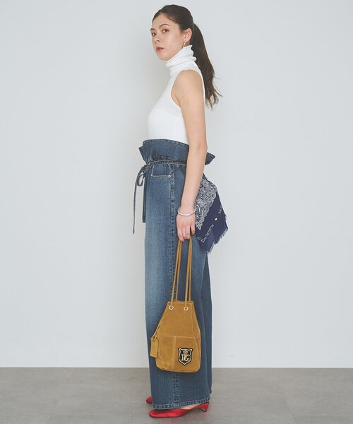 overneath(オーバーニース)の「【OVERNEATH】別注Bodysuit025(タンクトップ・レディース・ホワイト/ベージュ/ブラウン・MEDIUM)」の6枚目の写真