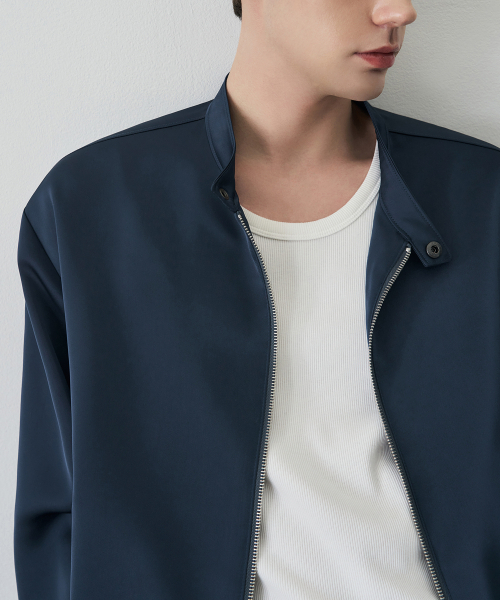 DRAW FIT（ドローフィット）の「アンビエントミニマルブルゾンジャケット[NAVY]（ブルゾン・メンズ・その他・M/L/XL）」の5枚目の写真