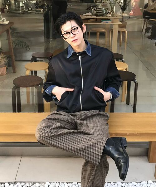 DRAW FIT（ドローフィット）の「アンビエントミニマルブルゾンジャケット[NAVY]（ブルゾン・メンズ・その他・M/L/XL）」の8枚目の写真