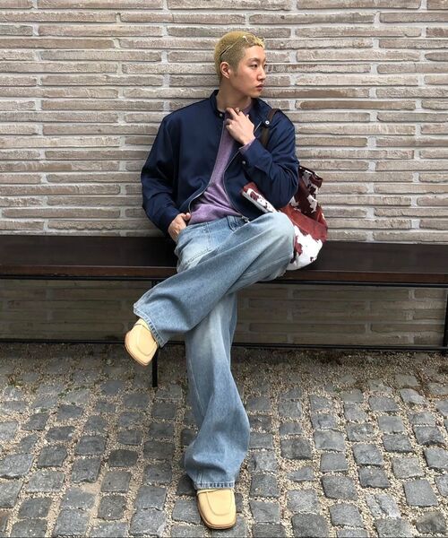 DRAW FIT（ドローフィット）の「アンビエントミニマルブルゾンジャケット[NAVY]（ブルゾン・メンズ・その他・M/L/XL）」の2枚目の写真