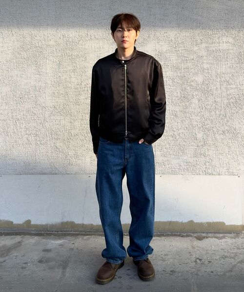 DRAW FIT（ドローフィット）の「アンビエントミニマルブルゾンジャケット[NAVY]（ブルゾン・メンズ・その他・M/L/XL）」の3枚目の写真