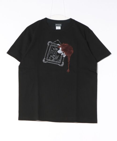 salle de bal（サルデバル）の「【 MOOMIN / ムーミン 】 リトルミイの日　Tシャツ　WNI（Tシャツ/カットソー・レディース・ブラック/ホワイト・FREE）」の2枚目の写真