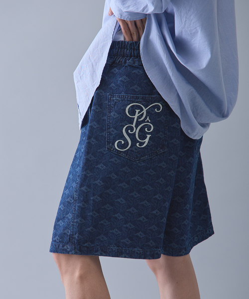 PARIS SAINT-GERMAIN(パリサンジェルマン)の「【Paris Saint-Germain / パリ・サン=ジェルマン】 JP Denim Shorts(その他パンツ・メンズ・ブルー/ブルー系その他・LARGE/MEDIUM)」の1枚目の写真