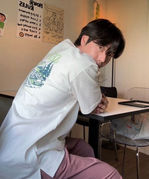 KALAPATTHAR（カラパタール）の「BACK CAMPING GRAPHIC SHORT-SLEEVED T-SHIRT - WHITE（Tシャツ/カットソー・メンズ・その他・MEDIUM/LARGE/X-LARGE）」の10枚目の写真