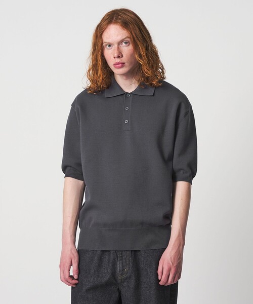UNITED ARROWS & SONS＞ CHARLIE KNIT PL/ニットポロ（ニット/セーター