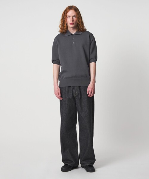UNITED ARROWS & SONS＞ CHARLIE KNIT PL/ニットポロ（ニット/セーター