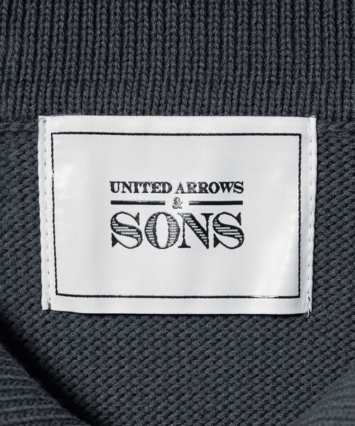 UNITED ARROWS & SONS（ユナイテッドアローズアンドサンズ）の「＜UNITED ARROWS & SONS＞ CHARLIE KNIT PL/ニットポロ（ニット/セーター・メンズ・ブラック/グレー系・M/XL/L/S）」の15枚目の写真
