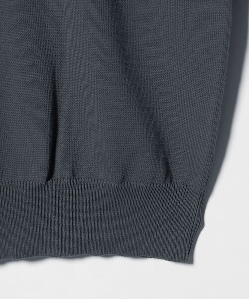 UNITED ARROWS & SONS(ユナイテッドアローズアンドサンズ)の「<UNITED ARROWS & SONS> CHARLIE KNIT PL/ニットポロ(ニット/セーター・メンズ・ブラック/グレー系・M/XL/L/S)」の21枚目の写真
