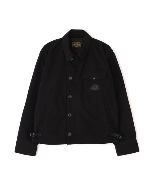 Schott（ショット）の「Schott/ショット/H.B A-2 JKT/ヘリンボーン A-2 ジャケット（ミリタリージャケット・メンズ・ダークグリーン/ブラック・M/L/XL/2XL）」の12枚目の写真
