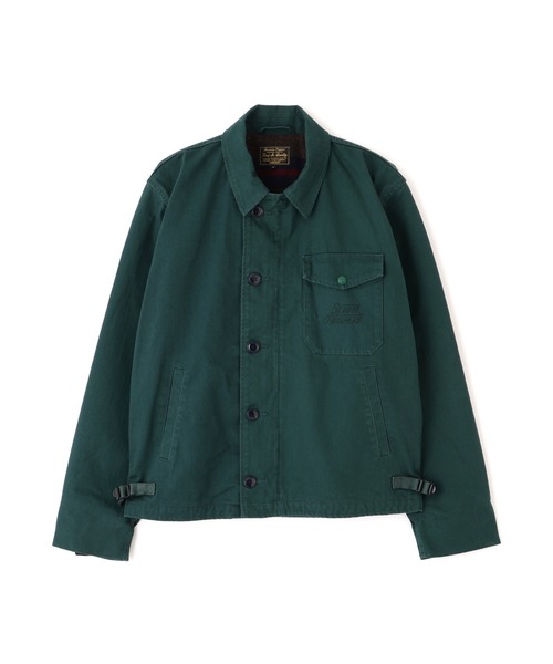 Schott（ショット）の「Schott/ショット/H.B A-2 JKT/ヘリンボーン A-2 ジャケット（ミリタリージャケット・メンズ・ダークグリーン/ブラック・M/L/XL/2XL）」の15枚目の写真