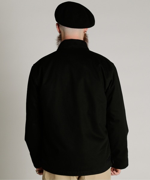 Schott（ショット）の「Schott/ショット/H.B A-2 JKT/ヘリンボーン A-2 ジャケット（ミリタリージャケット・メンズ・ダークグリーン/ブラック・M/L/XL/2XL）」の6枚目の写真