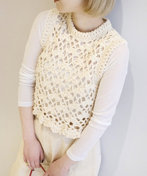 PHOTOCOPIEU フォトコピュー CROCHET ニットベスト CHANTAL / 261CTL