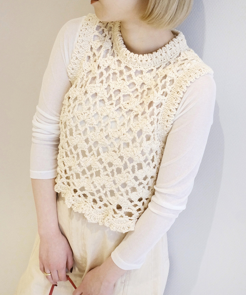 IENA LA BOUCLE スラブニットペプラムタンクトップ IENA LA BOUCLE スラブニットペプラムタンクトップ（ベスト）｜IENA LA