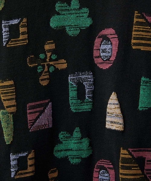 Jocomomola(ホコモモラ)の「Sala de baile ブークレジャカードカットソー(Tシャツ/カットソー・レディース・ブラック/オレンジ・40)」の12枚目の写真