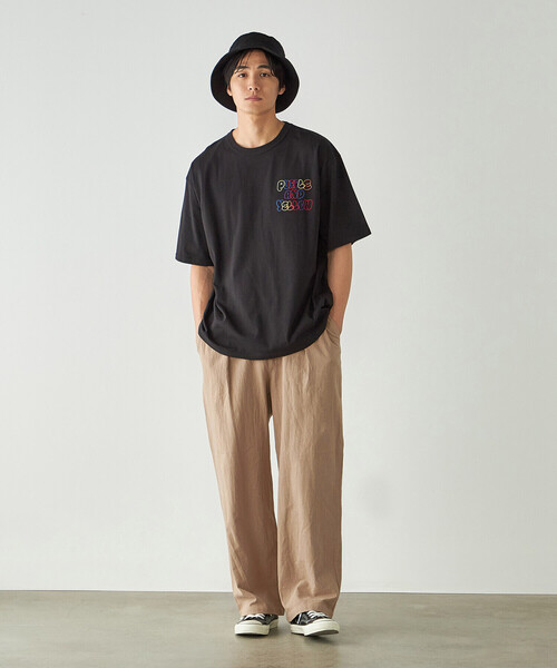 Purple&Yellow(パープルアンドイエロー)の「タックイージーワイドパンツ(その他パンツ・メンズ・チャコール/ベージュ/ブラック・X-SMALL/SMALL/MEDIUM/LARGE)」の20枚目の写真