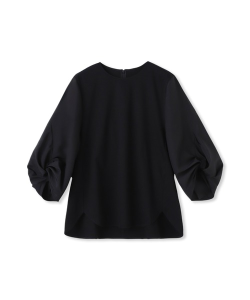 LAUTREAMONT(ロートレアモン)の「デザインスリーブプルオーバー(Tシャツ/カットソー・レディース・ブラック/ピンク/ホワイト/ライトブルー・9号)」の5枚目の写真