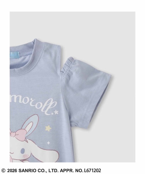sanrio(サンリオ)の「【Sanrio/サンリオ】 キャラクタープリント 肩あきTシャツ(Tシャツ/カットソー・キッズ・ラベンダー/パープル/ミント/ホワイト/ピンク/ブラック/サックスブルー/ブルー・100cm/110cm/120cm/130cm/140cm/150cm/160cm)」の9枚目の写真