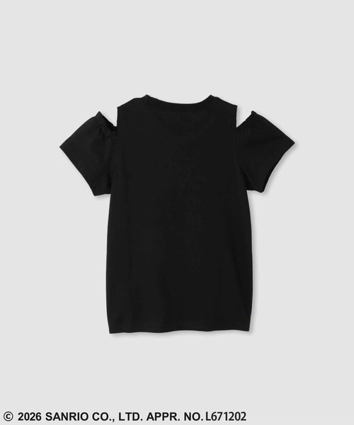 sanrio(サンリオ)の「【Sanrio/サンリオ】 キャラクタープリント 肩あきTシャツ(Tシャツ/カットソー・キッズ・ラベンダー/パープル/ミント/ホワイト/ピンク/ブラック/サックスブルー/ブルー・100cm/110cm/120cm/130cm/140cm/150cm/160cm)」の12枚目の写真