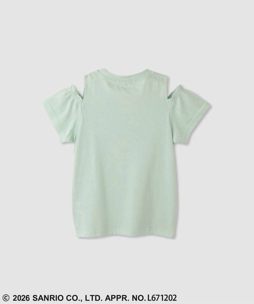 sanrio(サンリオ)の「【Sanrio/サンリオ】 キャラクタープリント 肩あきTシャツ(Tシャツ/カットソー・キッズ・ラベンダー/パープル/ミント/ホワイト/ピンク/ブラック/サックスブルー/ブルー・100cm/110cm/120cm/130cm/140cm/150cm/160cm)」の19枚目の写真