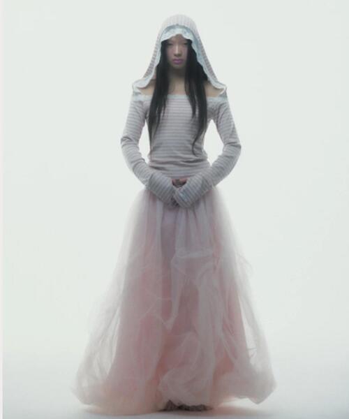neith.(ネイス)の「neith./ネイス/Tulle Bare Dress(ドレス・レディース・ブラック/ピンク/ホワイト・F)」の9枚目の写真