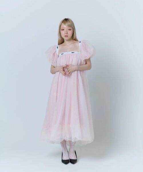 neith.(ネイス)の「neith./ネイス/Tulle Bare Dress(ドレス・レディース・ブラック/ピンク/ホワイト・F)」の10枚目の写真