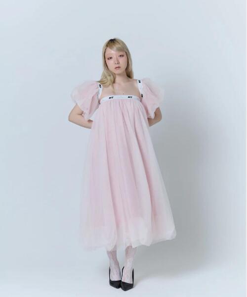 neith.(ネイス)の「neith./ネイス/Tulle Bare Dress(ドレス・レディース・ブラック/ピンク/ホワイト・F)」の11枚目の写真