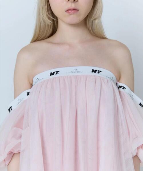 neith.(ネイス)の「neith./ネイス/Tulle Bare Dress(ドレス・レディース・ブラック/ピンク/ホワイト・F)」の17枚目の写真