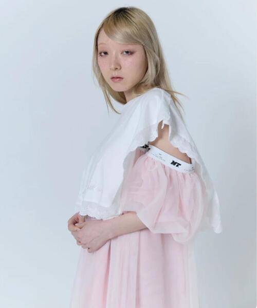neith.(ネイス)の「neith./ネイス/Tulle Bare Dress(ドレス・レディース・ブラック/ピンク/ホワイト・F)」の20枚目の写真